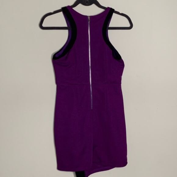 Tobi Purple Dress with Black Trim Womens Size S - Picture 2 of 7